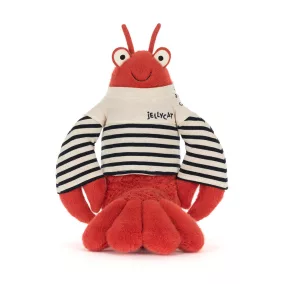 Jellycat plüss - Larry a homár csíkos pulcsiban