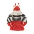 Jellycat plüss - Larry a homár csíkos pulcsiban