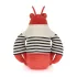 Jellycat plüss - Larry a homár csíkos pulcsiban