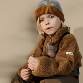 Liewood Gina kötött sapka - szürke/mustár 9-12 hó