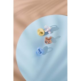   Liewood szilikon cumi - Égkék multi mix - 3 db-os csomag 0-6 hónapos korig