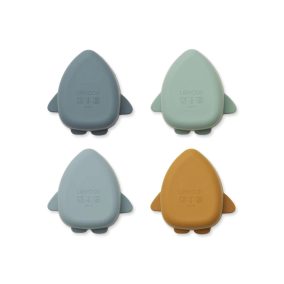 Liewood Iggy Mélytányér - 4 db-os szett - Űrhajók