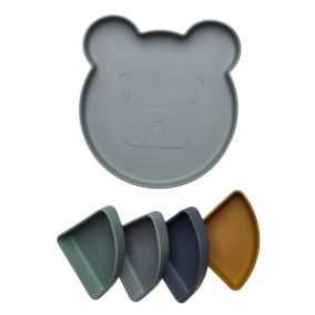 Liewood Arne szétválasztható tányér - Blue multi mix