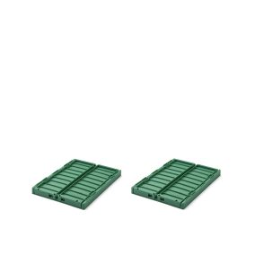   Liewood Weston Tároló láda S-méret - 2 db-os szett - Borostyánzöld