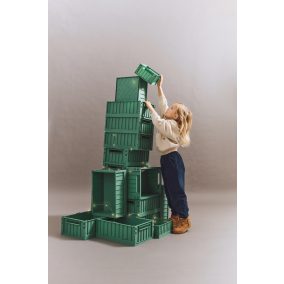   Liewood Weston Tároló láda M-méret - 2 db-os szett - Borostyánzöld