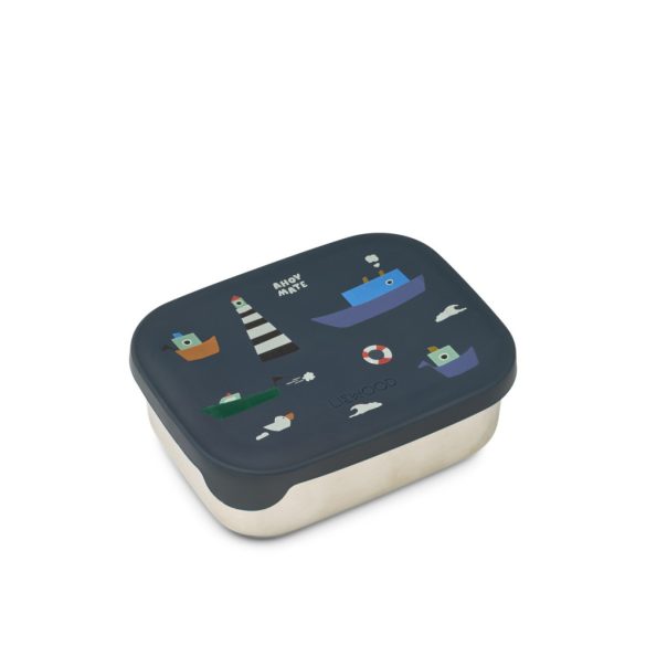 Liewood Arthur uzsonnás doboz - Sailing / Classic navy