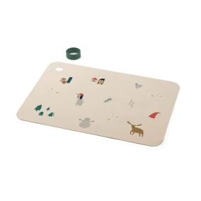 Liewood Tányéralátét - Ünnepi minták