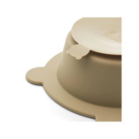 Liewood Csúszásmentes mélytányér - Homok/Bézs - 2 db