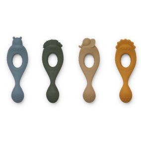 Liewood Liva Szilikon babakanál szett - Safari blue mix