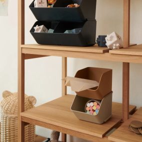   Liewood Rosemary asztali tároló - arany karamell - 2 db-os szett - S méret