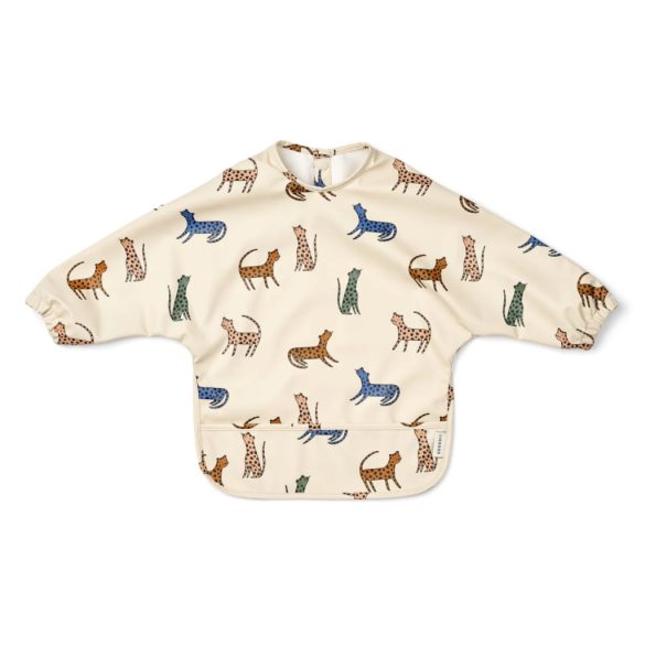 Liewood Merle hosszú ujjú előke - Leopárd multi