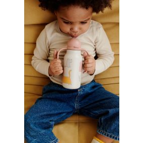   Liewood Kimmie szívószálas itatókulacs - Cats and Dogs - 250ml