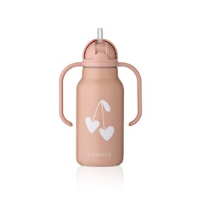   Liewood Kimmie szívószálas itatókulacs - Sweethearts / Pale tuscany - 250ml