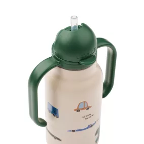   Liewood Kimmie szívószálas itatókulacs - Cars / Sandy - 250ml