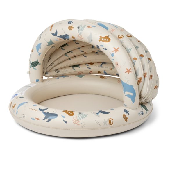 Liewood Baba medence napvédővel - Tengeri állatok