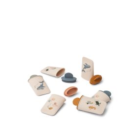   Liewood Malik mintás jégkrémforma - 6 db-os szett - Tengeri állatok