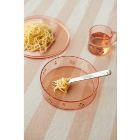   Liewood Siva Tritan gyerek étkészlet - Őszibarack - 3 db-os szett