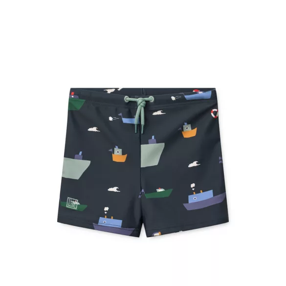 Liewood Otto mintás fürdőnadrág - Sailing / Classic Navy
