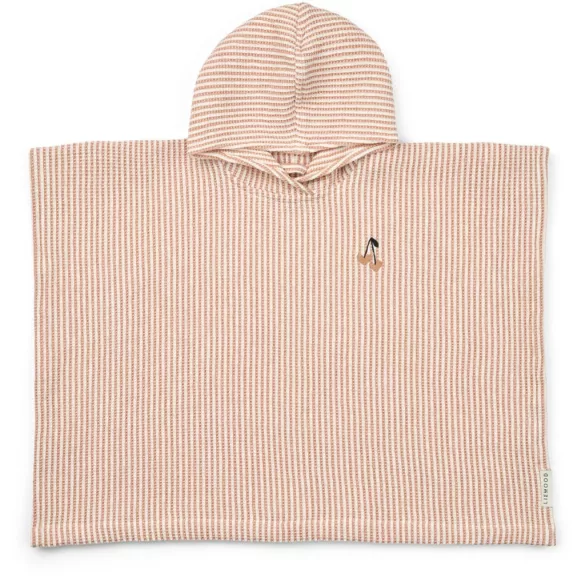 Liewood Paco poncsó hímzéssel Tuscany rose - Creme de la creme 3-4 év