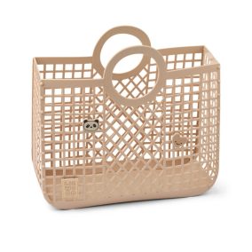 Liewood Bloom Strandkosár charmokkal - Púder