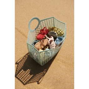 Liewood Bloom Strandkosár charmokkal - Halványmenta