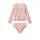 Liewood Dagny csíkos UV fürdőszett - Coral Blush / Creme de la Creme Stripe - 104