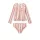 Liewood Dagny csíkos UV fürdőszett - Coral Blush / Creme de la Creme Stripe - 98