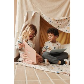   Liewood Zora nagyméretű LCD Rajztábla - Krokodil - Halványkék