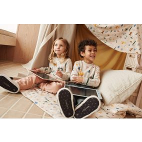   Liewood Zora nagyméretű LCD Rajztábla - Krokodil - Halványkék