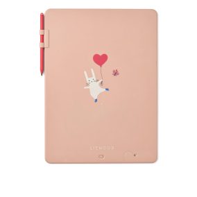   Liewood Zora nagyméretű LCD Rajztábla - Nyuszi - Toszkán rózsa