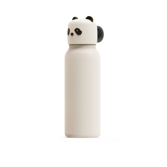 Liewood Falk vizes palack panda fejjel - Homok 350ml