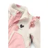 Liewood Noam Teddy tabát fodrokkal - Sandy / Rose blush mix