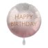 Rose Gold Ombre Happy Birthday lufi