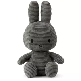 Bon Ton Toys Miffy kordbársony plüss - Szürke - 33 cm