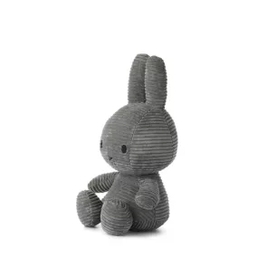 Bon Ton Toys Miffy kordbársony plüss - Szürke - 33 cm