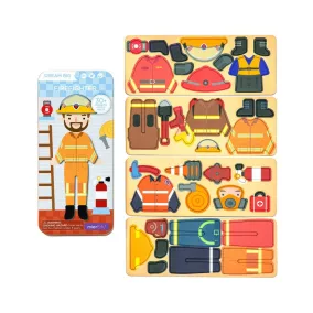 MierEdu Mágneses puzzle játék - Tűzoltó