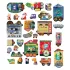 MierEdu Mágneses puzzle játék - Karácsonyi vonat