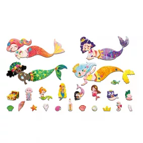 MierEdu Mágneses puzzle játék - Sellők