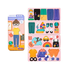 MierEdu Mágneses puzzle játék - Óvónő