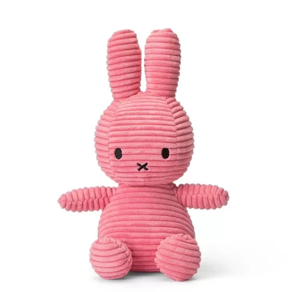 Bon Ton Toys Miffy kordbársony plüss - Bubblegum pink - 23 cm