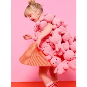  Bon Ton Toys Miffy kordbársony plüss - Bubblegum pink - 23 cm