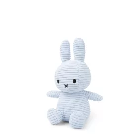 Bon Ton Toys Miffy kordbársony plüss - Jégkék - 23 cm