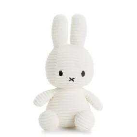 Bon Ton Toys Miffy kordbársony plüss - Törtfehér - 23 cm