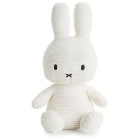 Bon Ton Toys Miffy kordbársony plüss - Törtfehér - 33 cm