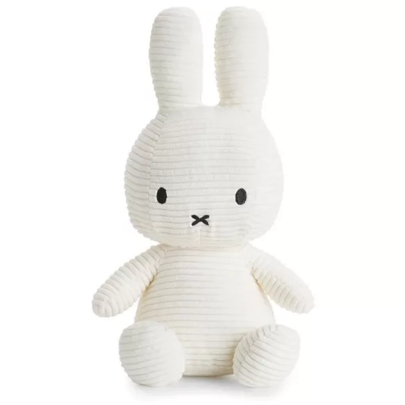 Bon Ton Toys Miffy kordbársony plüss - Törtfehér - 33 cm