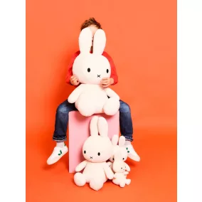 Bon Ton Toys Miffy kordbársony plüss - Törtfehér - 33 cm