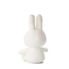 Bon Ton Toys Miffy kordbársony plüss - Törtfehér - 33 cm