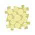 Muffik Puha Rét Puzzle - Pasztell Sárga