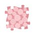 Muffik Kemény Rét Puzzle Pasztell - Rózsaszín