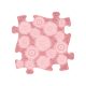 Muffik Kemény Rét Puzzle Pasztell - Rózsaszín